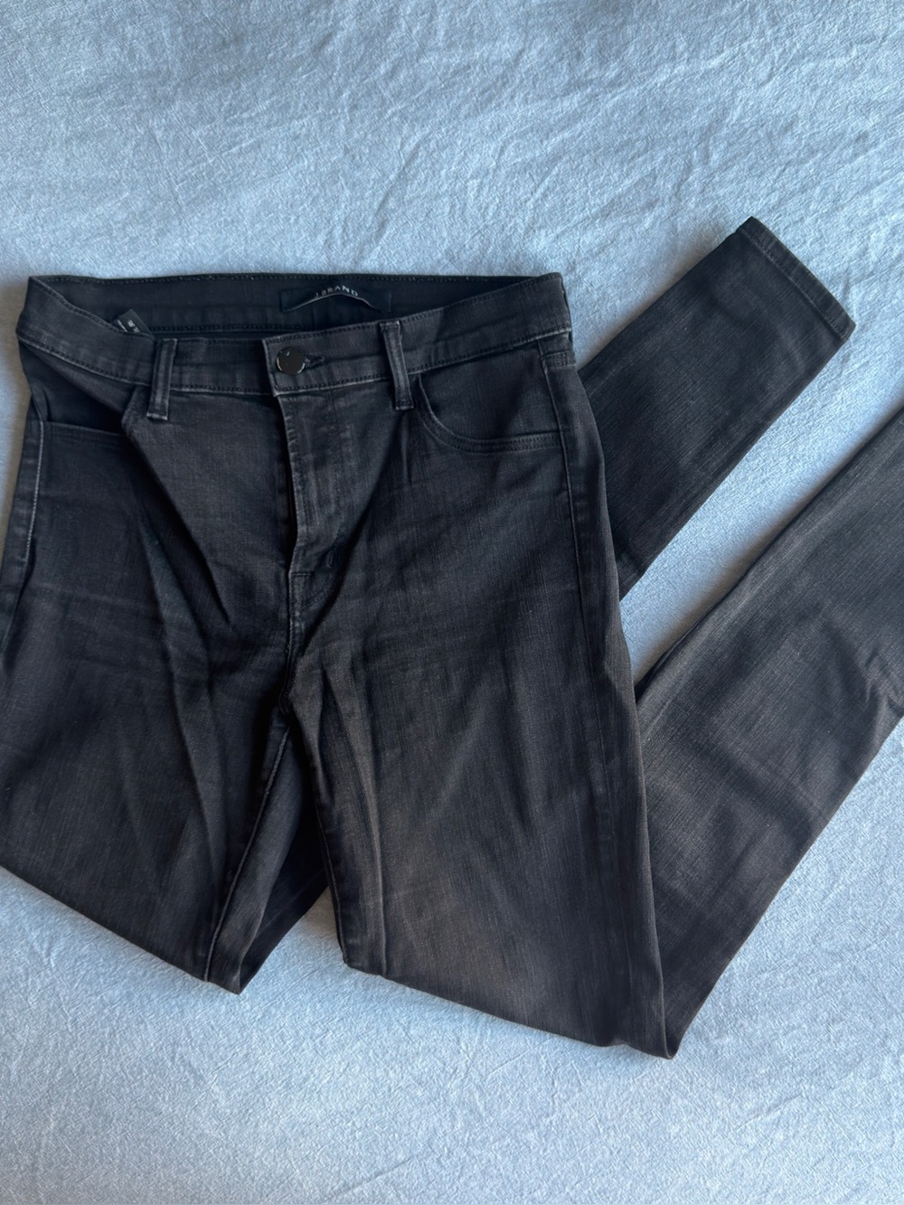 J Brand Black High-Rise Skinny Jeans